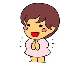 Good mood girl(Chinese) sticker #7954296