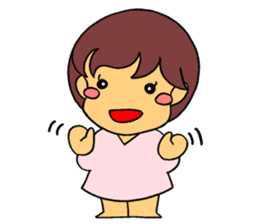 Good mood girl(Chinese) sticker #7954298