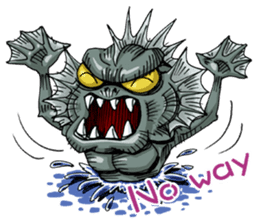 MONSTERS[Cryptid] sticker #7954349