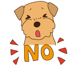 Lovable Norfolkterrier!! sticker #7954547