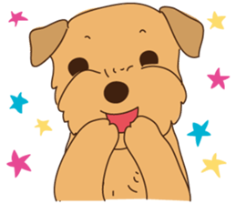 Lovable Norfolkterrier!! sticker #7954555