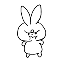 Emotion Rabbit sticker #7955546