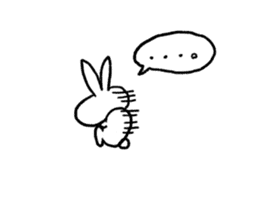 Emotion Rabbit sticker #7955554
