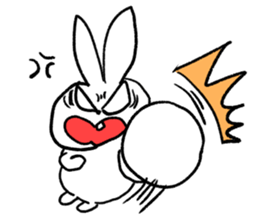 Emotion Rabbit sticker #7955555