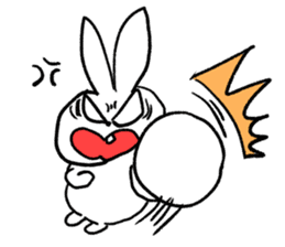 Emotion Rabbit sticker #7955555