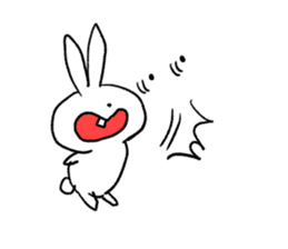 Emotion Rabbit sticker #7955564