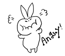 Emotion Rabbit sticker #7955565