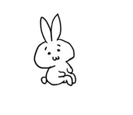 Emotion Rabbit sticker #7955566