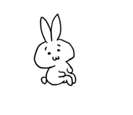 Emotion Rabbit sticker #7955566