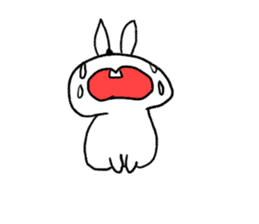 Emotion Rabbit sticker #7955571
