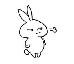 Emotion Rabbit sticker #7955572