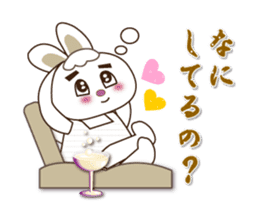 Rabbit Mai(daily life conversation) sticker #7955787