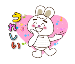 Rabbit Mai(daily life conversation) sticker #7955789