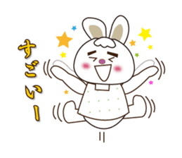 Rabbit Mai(daily life conversation) sticker #7955803