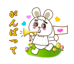 Rabbit Mai(daily life conversation) sticker #7955806