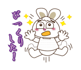 Rabbit Mai(daily life conversation) sticker #7955808