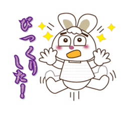 Rabbit Mai(daily life conversation) sticker #7955808