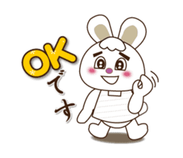 Rabbit Mai(daily life conversation) sticker #7955813