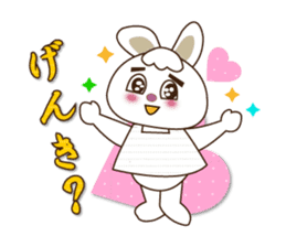 Rabbit Mai(daily life conversation) sticker #7955816