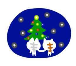 stamp of cat sticker #7955850