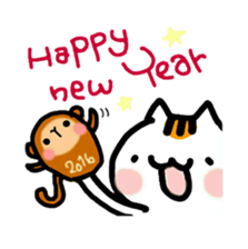 stamp of cat sticker #7955856