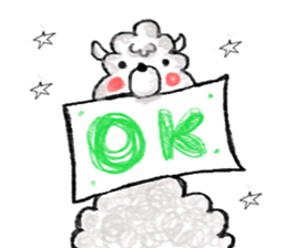 Yurukawa Mr. alpaca sticker #7956340