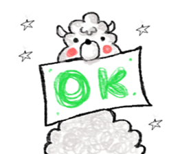 Yurukawa Mr. alpaca sticker #7956340