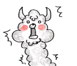 Yurukawa Mr. alpaca sticker #7956341