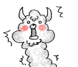 Yurukawa Mr. alpaca sticker #7956341