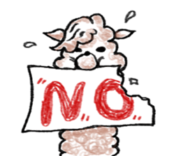 Yurukawa Mr. alpaca sticker #7956342