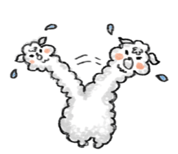 Yurukawa Mr. alpaca sticker #7956347