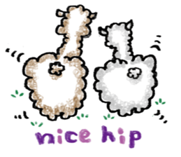 Yurukawa Mr. alpaca sticker #7956349