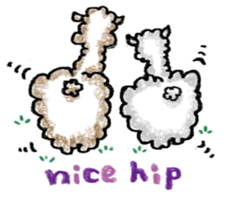 Yurukawa Mr. alpaca sticker #7956349
