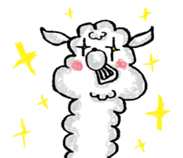 Yurukawa Mr. alpaca sticker #7956350