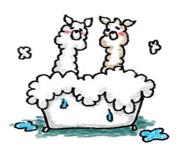 Yurukawa Mr. alpaca sticker #7956351