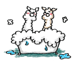 Yurukawa Mr. alpaca sticker #7956351