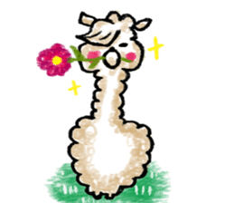 Yurukawa Mr. alpaca sticker #7956353