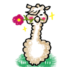Yurukawa Mr. alpaca sticker #7956353