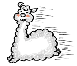 Yurukawa Mr. alpaca sticker #7956357