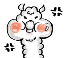 Yurukawa Mr. alpaca sticker #7956358