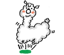 Yurukawa Mr. alpaca sticker #7956359