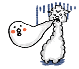 Yurukawa Mr. alpaca sticker #7956363