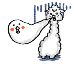 Yurukawa Mr. alpaca sticker #7956363