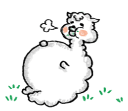 Yurukawa Mr. alpaca sticker #7956364