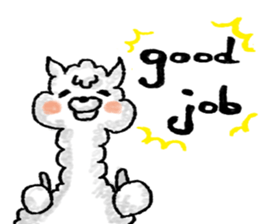 Yurukawa Mr. alpaca sticker #7956370