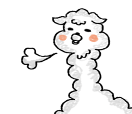 Yurukawa Mr. alpaca sticker #7956379