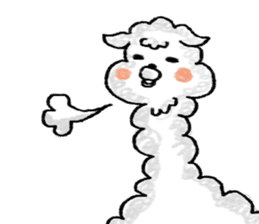 Yurukawa Mr. alpaca sticker #7956379