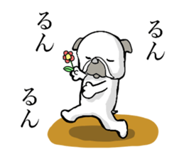 bad dog mouth sticker #7956693