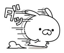 Restless rabbit sticker #7956700