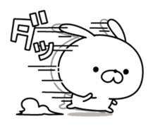 Restless rabbit sticker #7956700